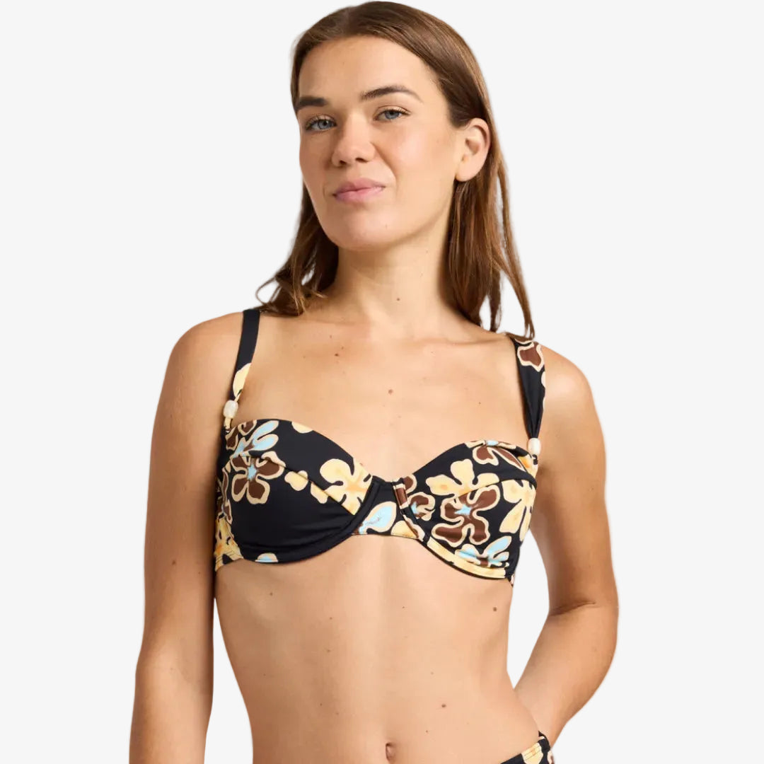 Womens Nostalgic Feel Underwired Bikini Top