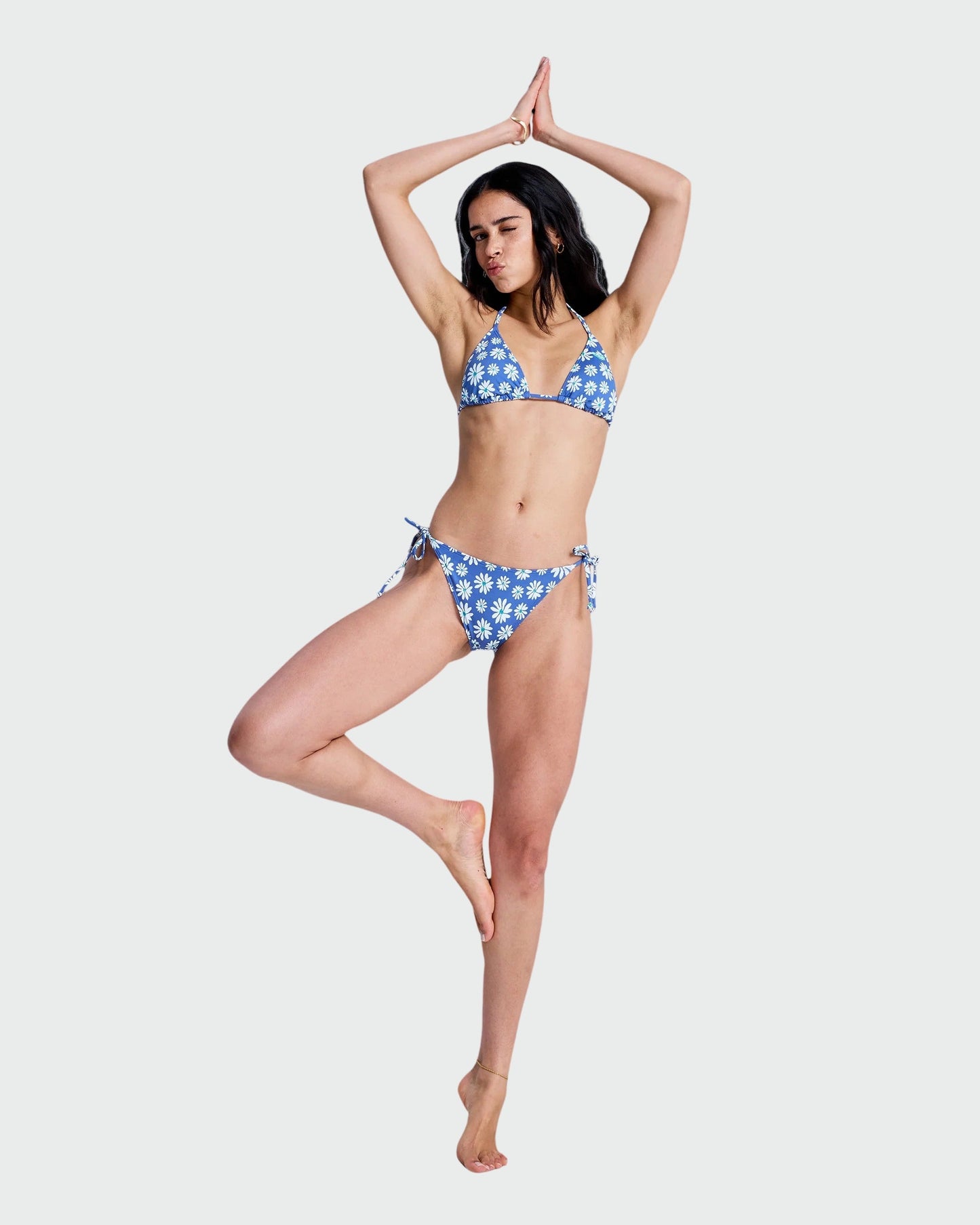 Womens Printed Essentials Tiki Tri Triangle Bikini Top