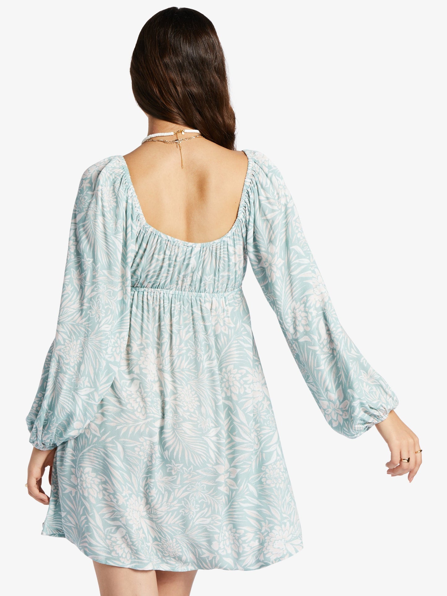 Womens Sweetest Shores Puff Sleeve Dress - Roxy Singapore