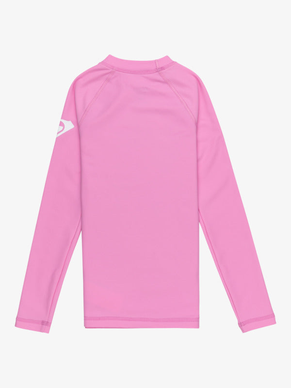 Girls 6-16 Heater Long Sleeves UPF 50 Surf T-Shirt
