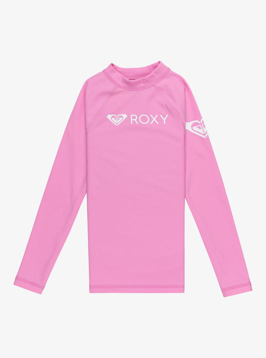 Girls 6-16 Heater Long Sleeves UPF 50 Surf T-Shirt