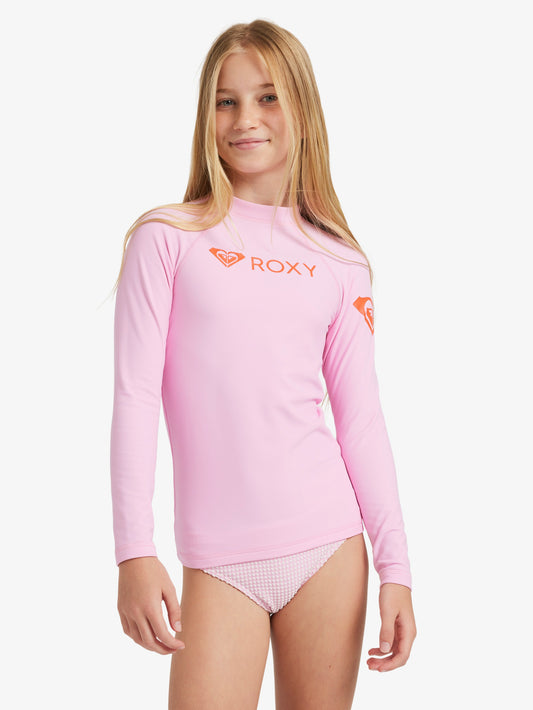 Girls 8-16 Heater Long Sleeve Rash Vest