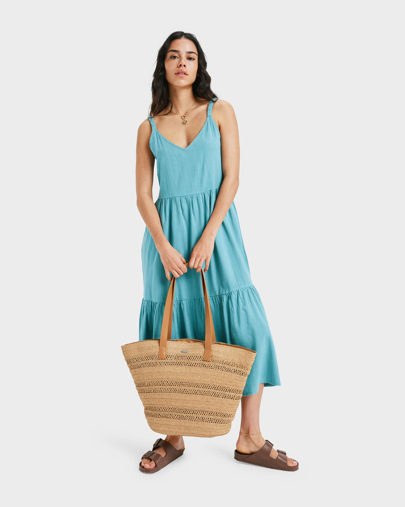 Womens Straw Addiction Tote Bag