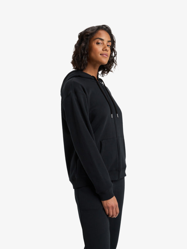 Womens Surf Stoked Zipped Brushed Zip Hoodie