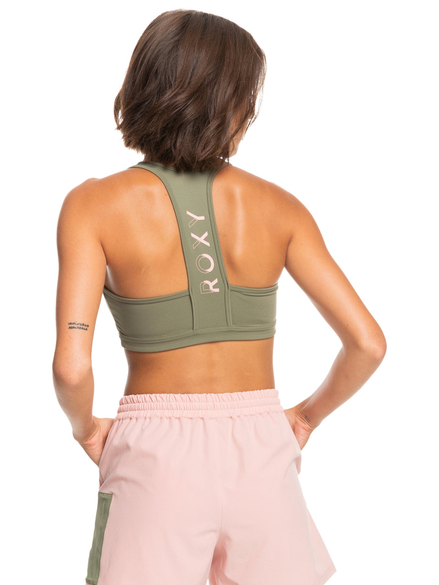 Womens Back To You 2 Racerback Sports Bra - Roxy Singapore