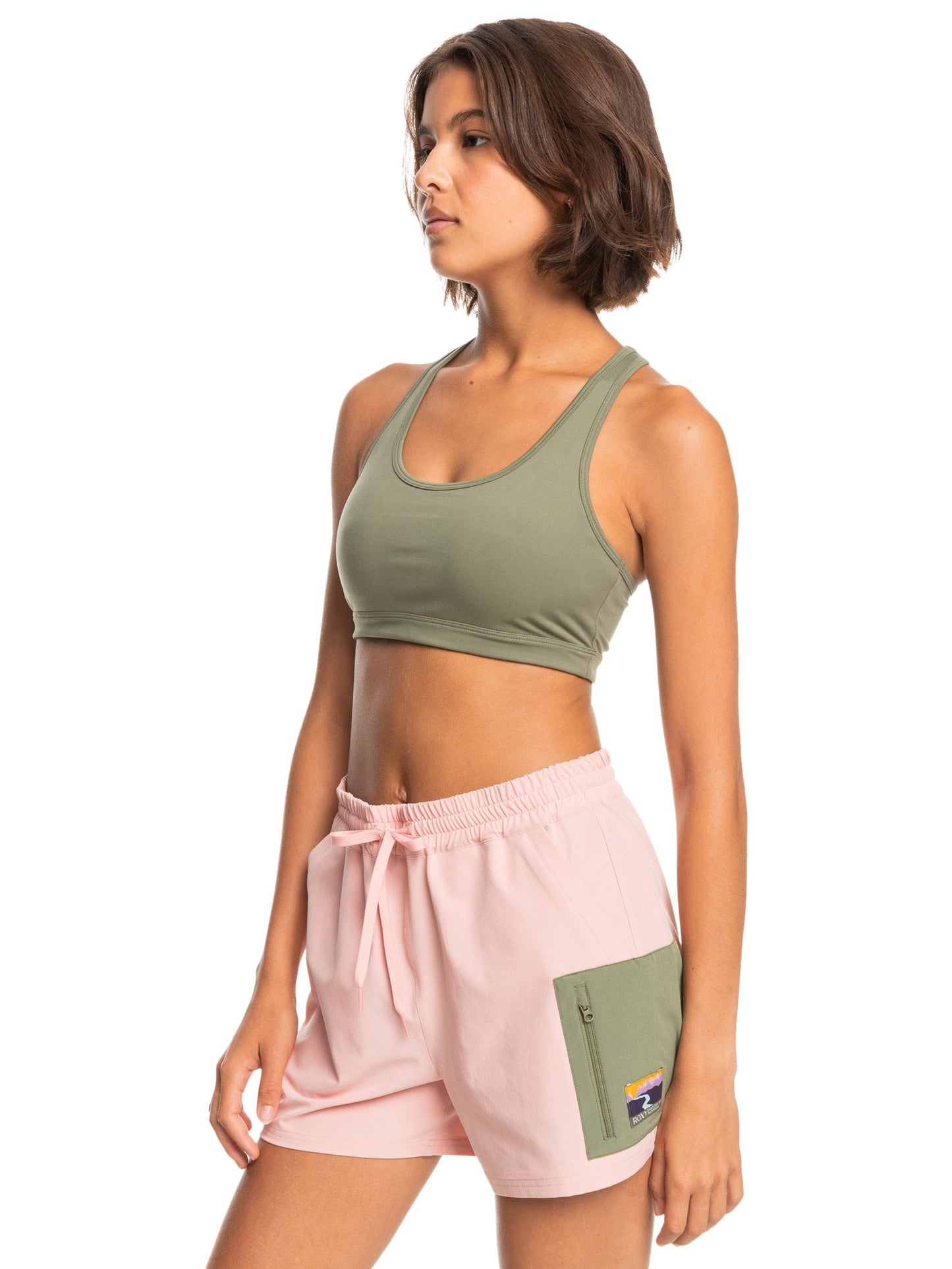 Womens Back To You 2 Racerback Sports Bra - Roxy Singapore