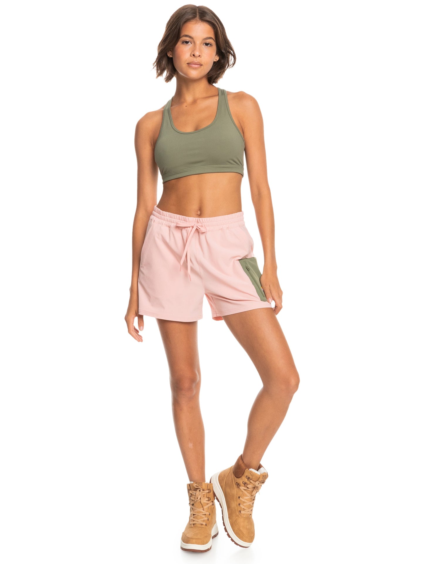 Womens Back To You 2 Racerback Sports Bra - Roxy Singapore