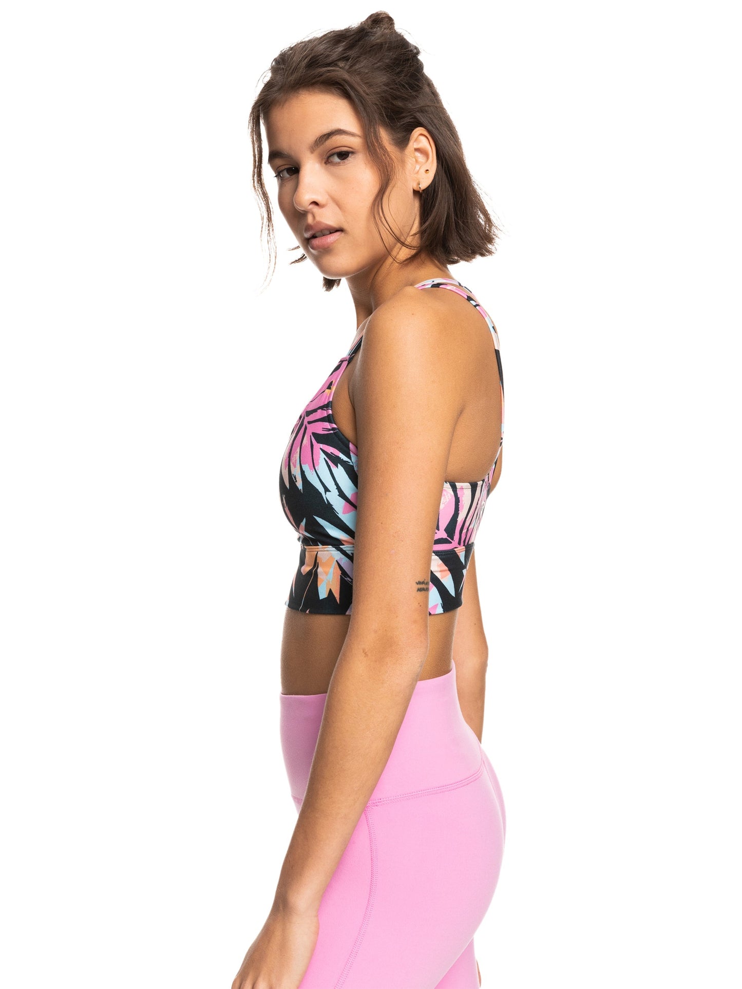 Womens Heart Into It Elongated PT Sports Bra - Roxy Singapore
