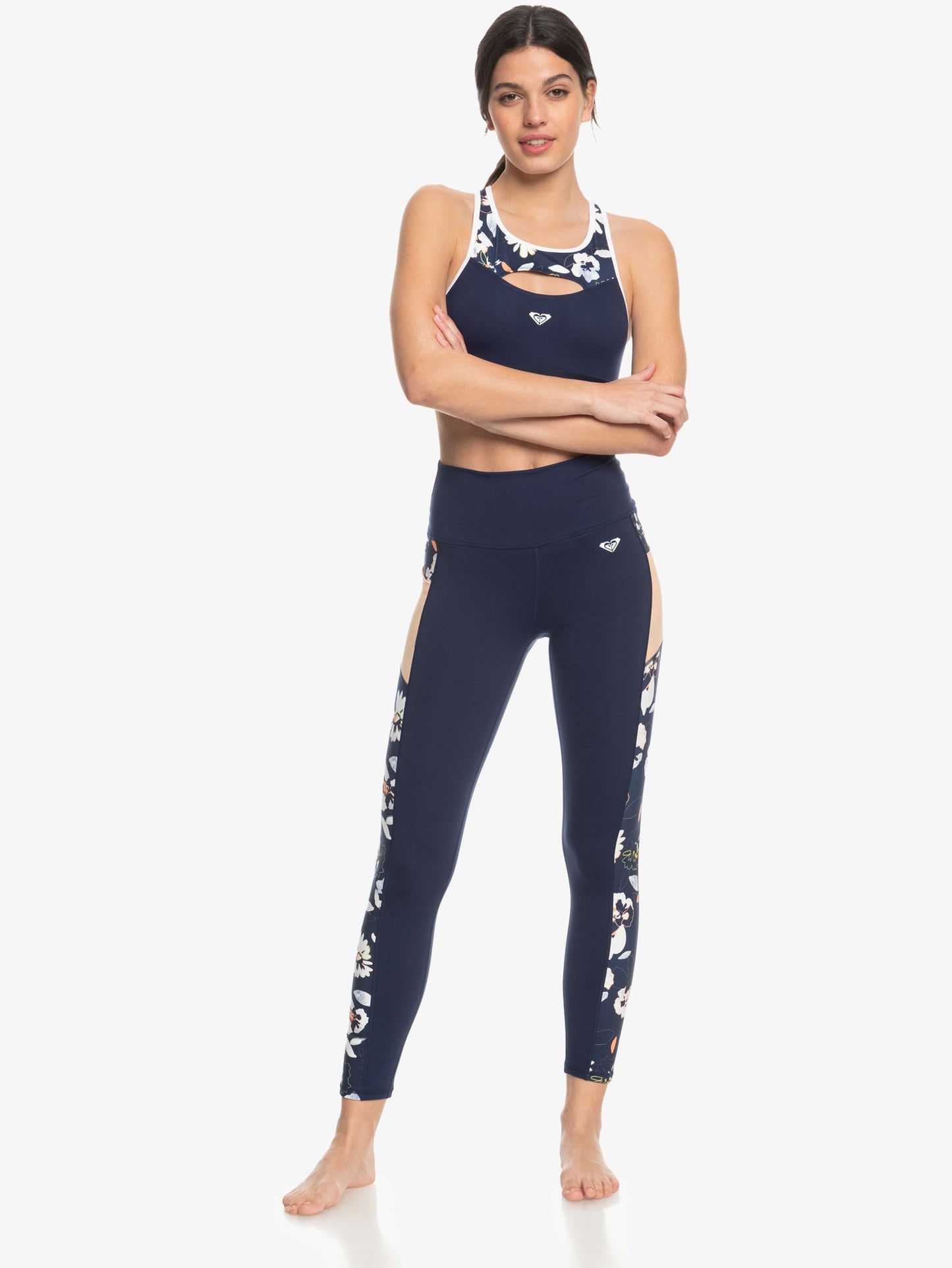 Womens Heart Into It Sports Leggings - Roxy Singapore
