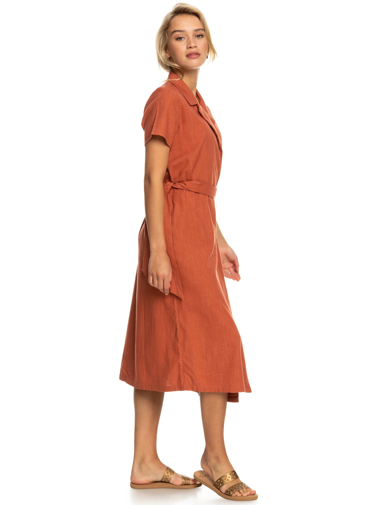 Womens Alright Dear Midi Wrap Dress - Roxy Singapore