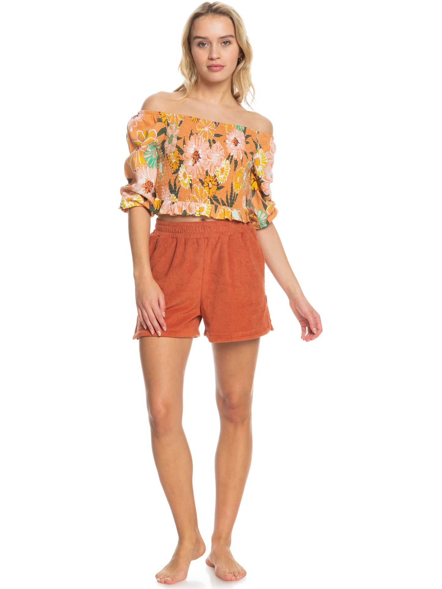 Womens Like The Sun Again Off The Shoulder Top - Roxy Singapore