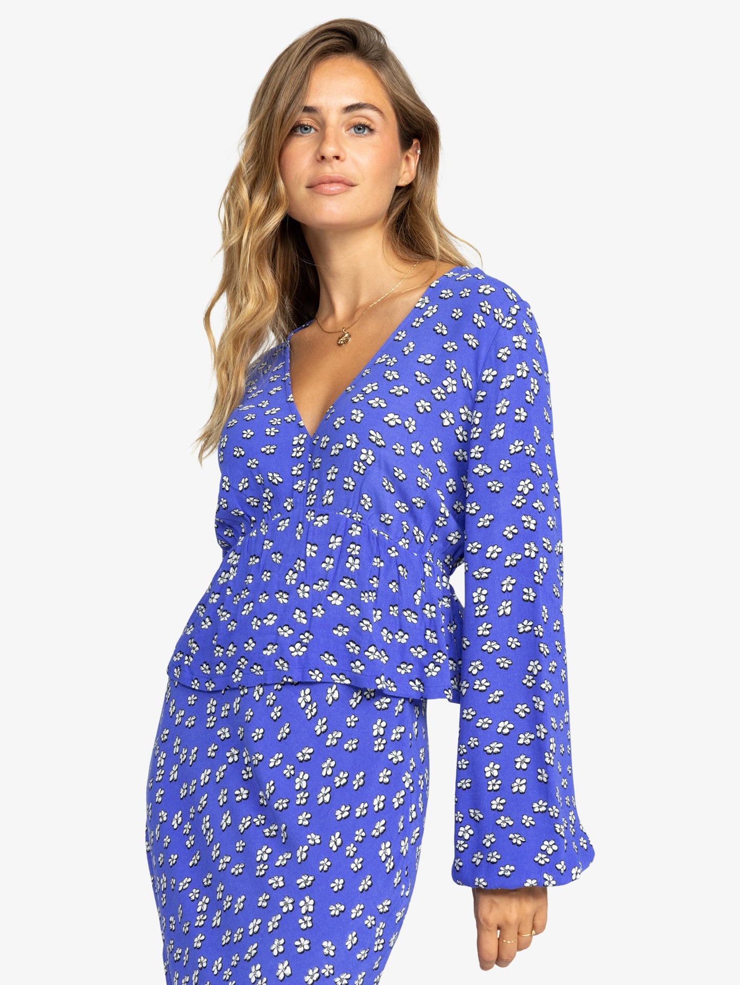 Womens Palm Desert Long Sleeve Blouse - Roxy Singapore