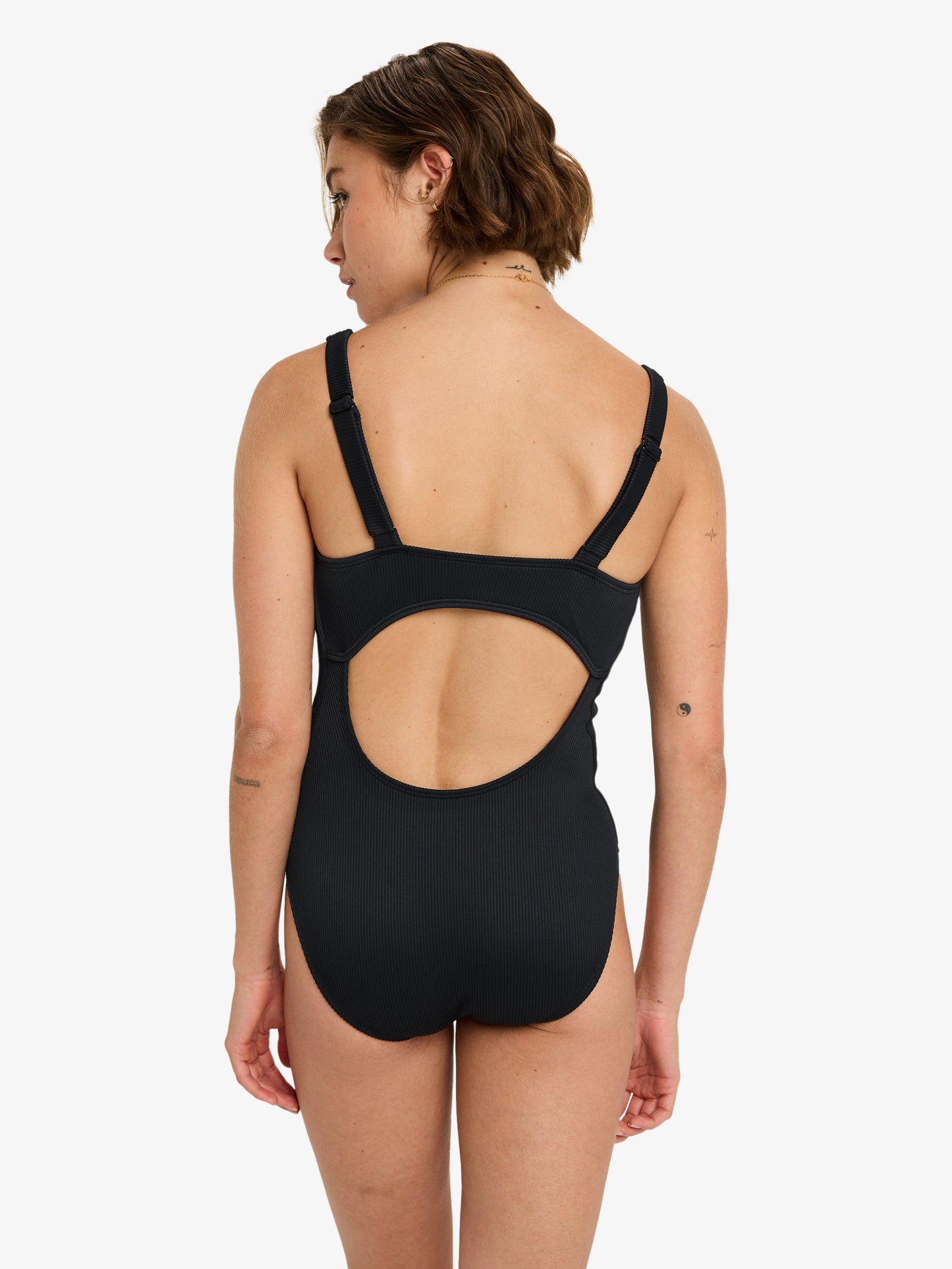 Womens Rib Roxy Love One-Piece Swimsuit