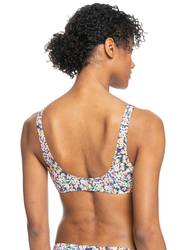 Womens Printed Beach Classics Bralette Bikini Top