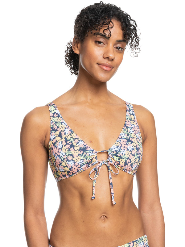 Womens Printed Beach Classics Bralette Bikini Top