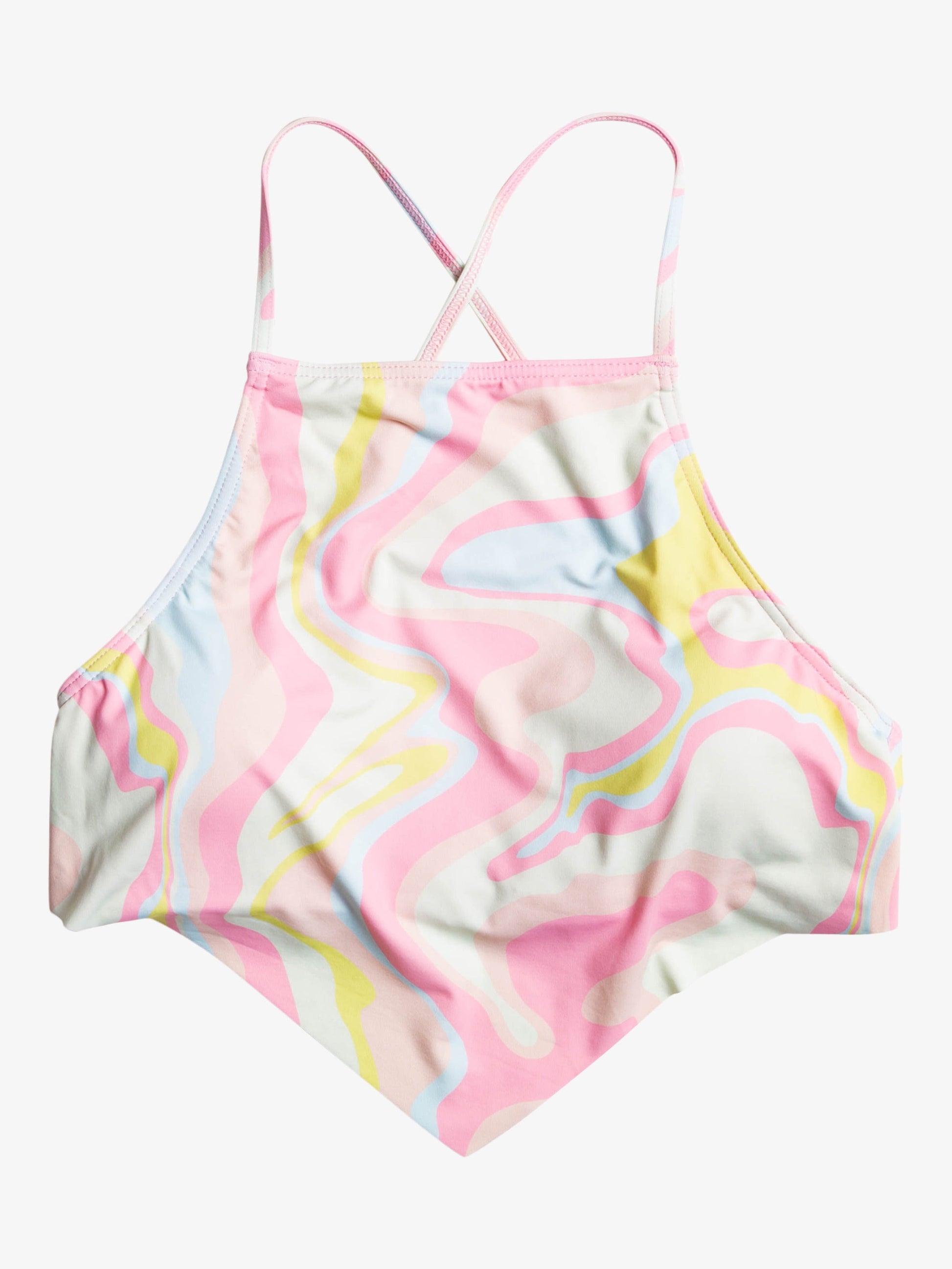Womens Tropics Hype Crop Bikini Top - Roxy Singapore