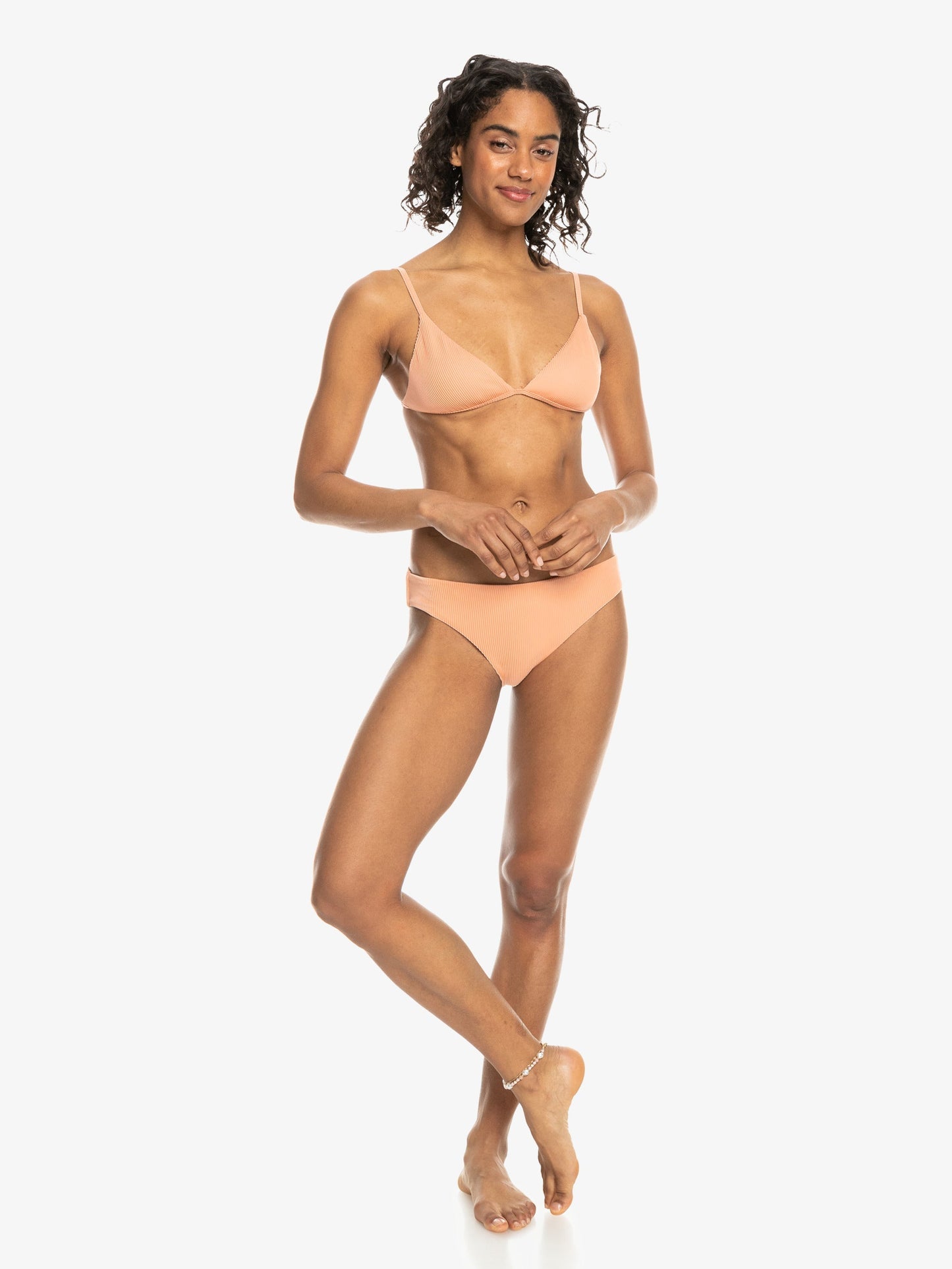 Womens Rib Roxy Love The Quiver Tri Bikini Top - Roxy Singapore