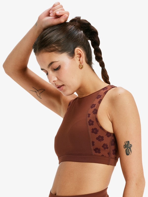 Roxy Women Pro Wave Crop Top Bikini