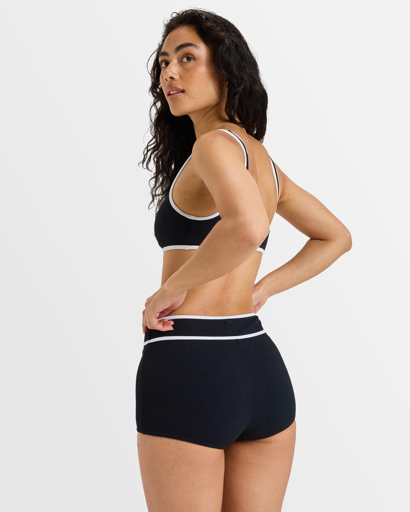 Womens Beloved Rib Shorty Bikini Bottoms