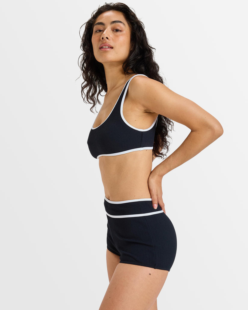 Womens Beloved Rib Shorty Bikini Bottoms
