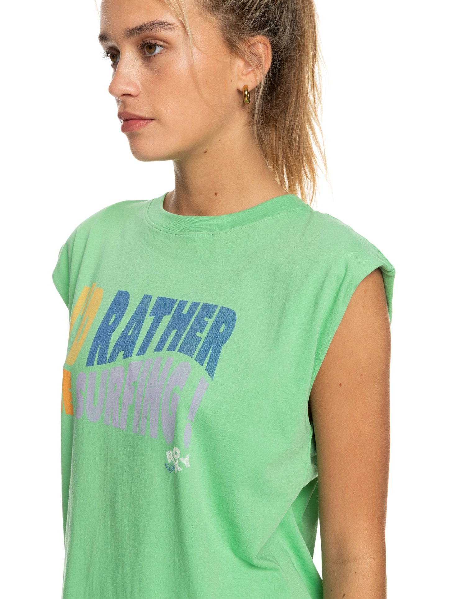 Womens The Smell Of The Sea Muscle Tee - Roxy Singapore