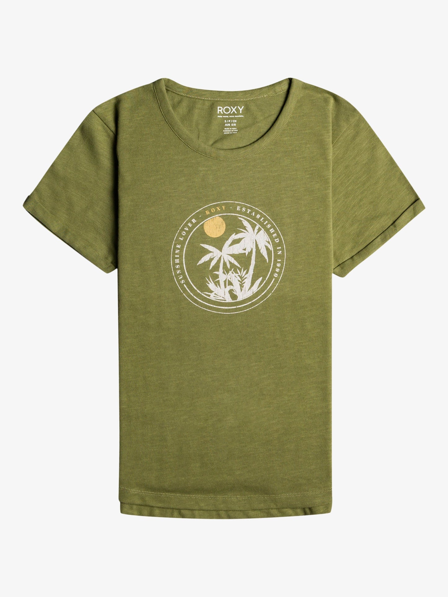 Womens Ocean After Short Sleeve Tee - Roxy Singapore