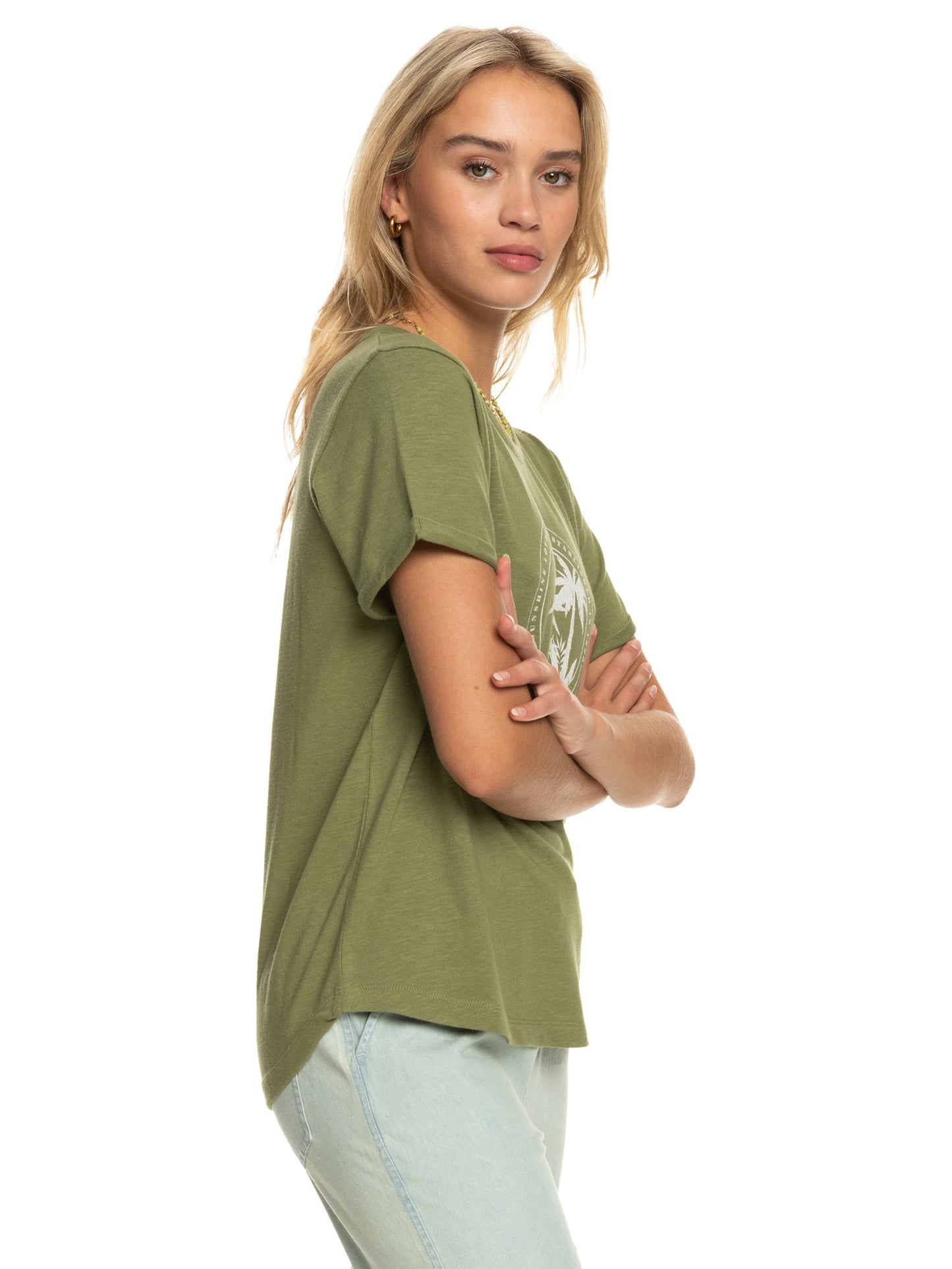 Womens Ocean After Short Sleeve Tee - Roxy Singapore