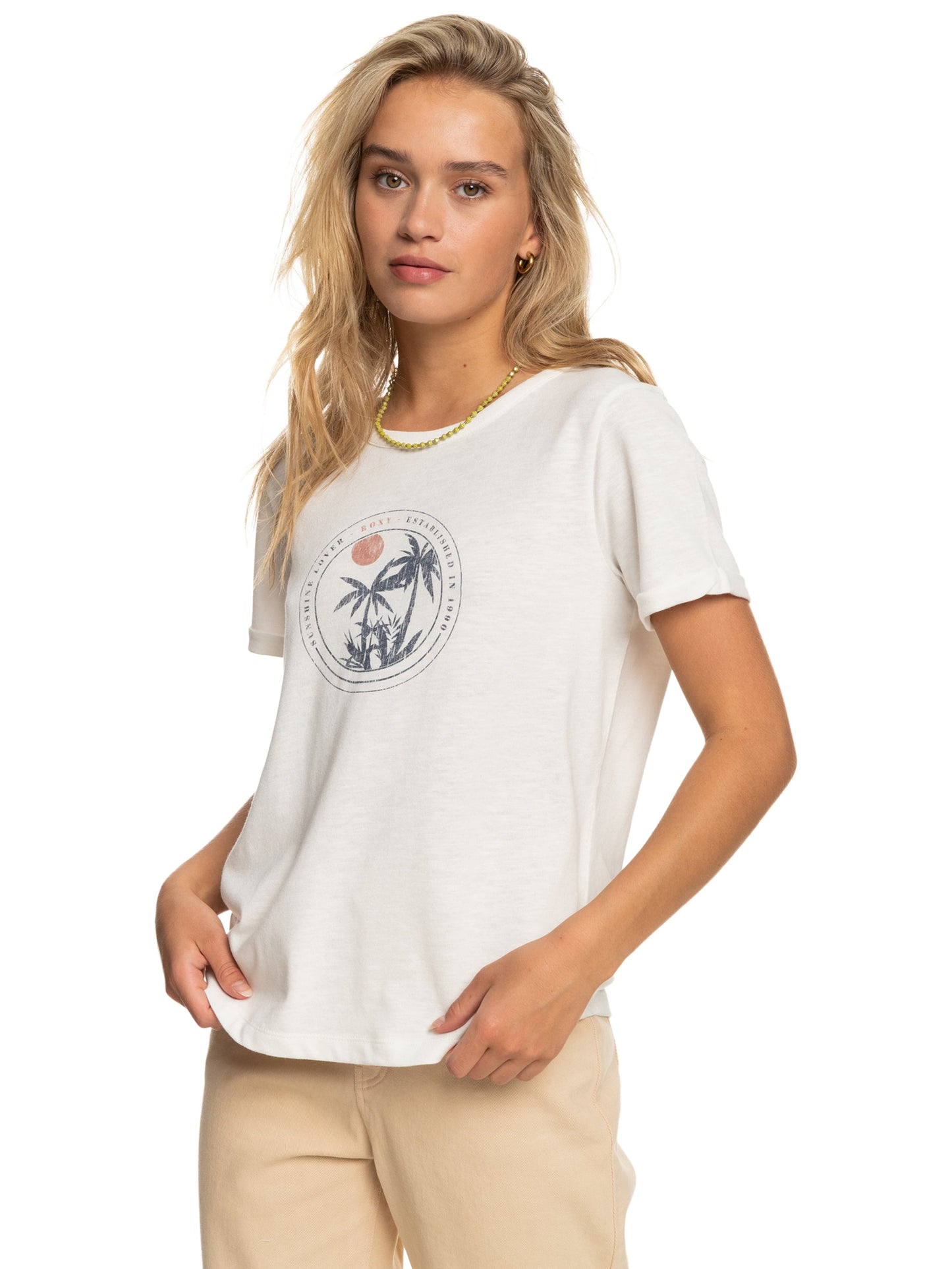 Womens Ocean After Short Sleeve Tee - Roxy Singapore