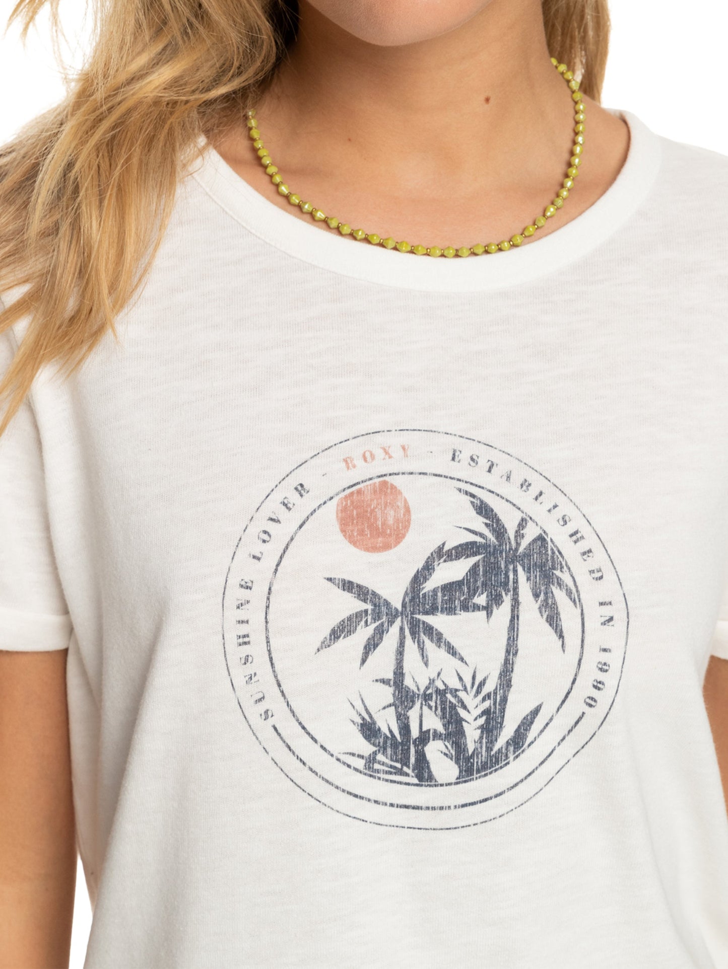 Womens Ocean After Short Sleeve Tee - Roxy Singapore