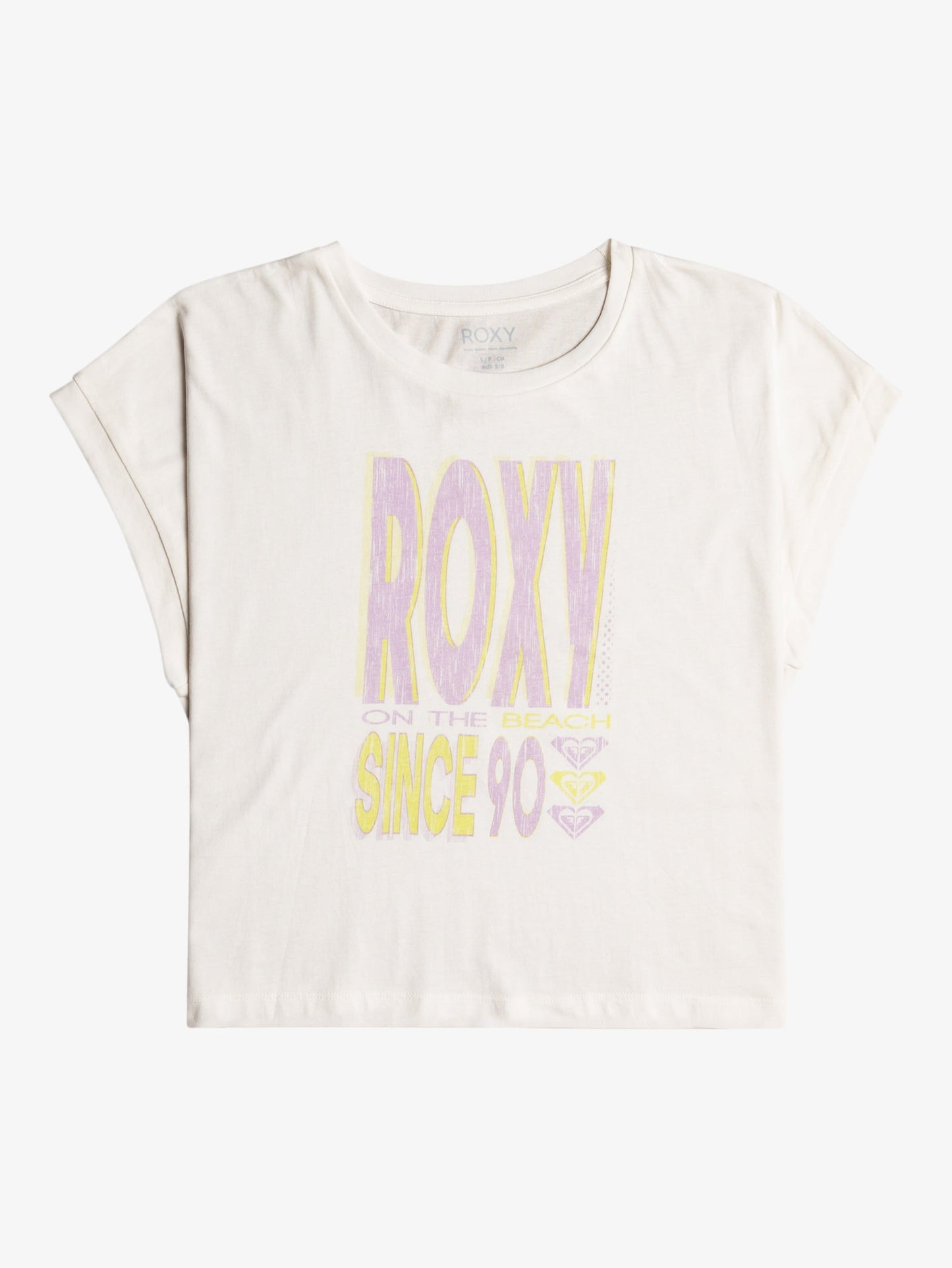 Womens Alone On The Beach Boxy Short Sleeve Tee - Roxy Singapore
