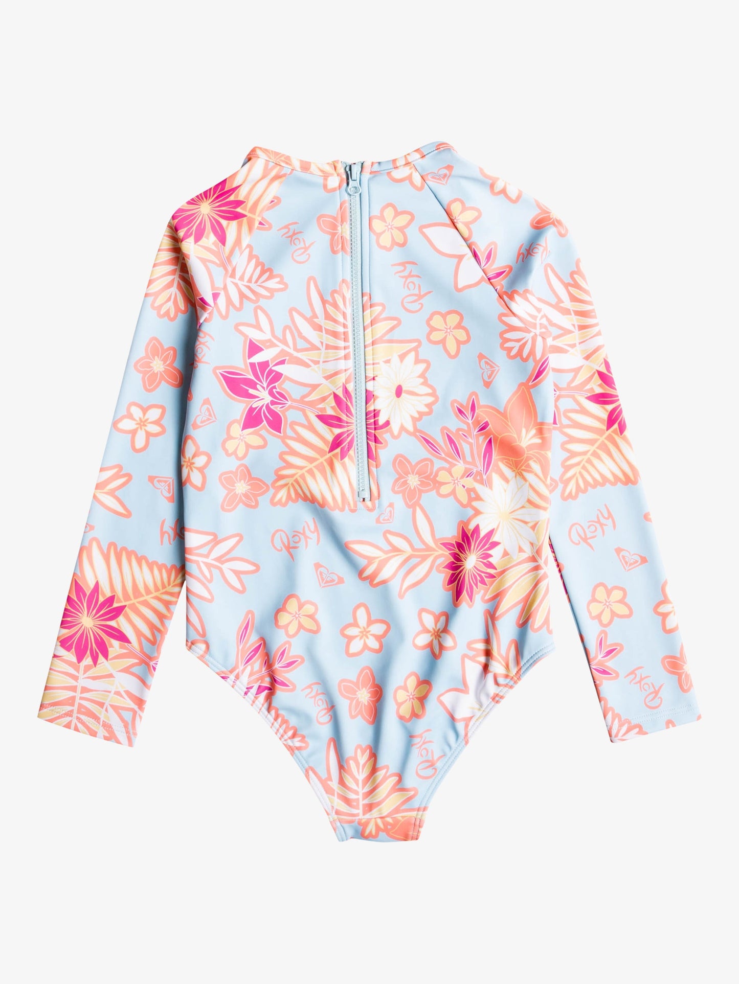Girls 2-7 Funny Childhood Long Sleeve UPF 50 Rash Guard