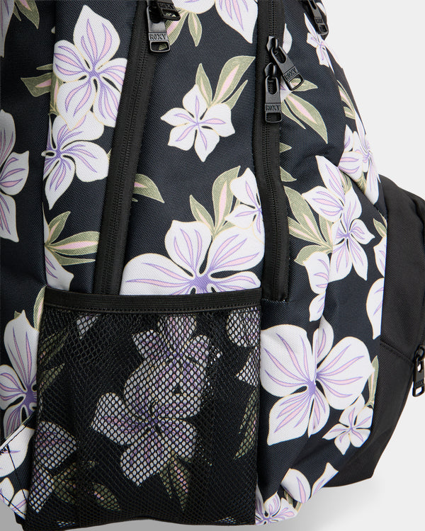 Womens Shadow Swell Floral Medium Backpack