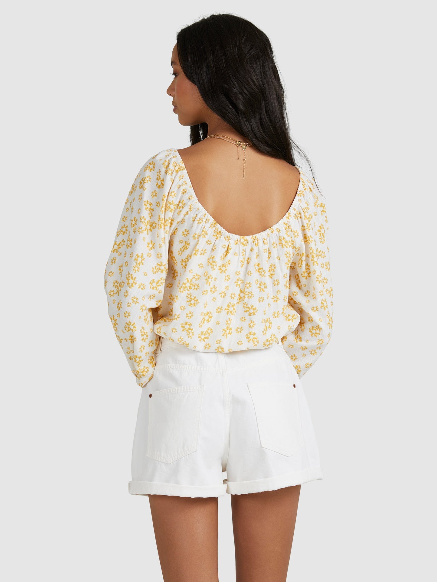 Womens Soho Sessions Long Sleeve Off The Shoulder Top - Roxy Singapore
