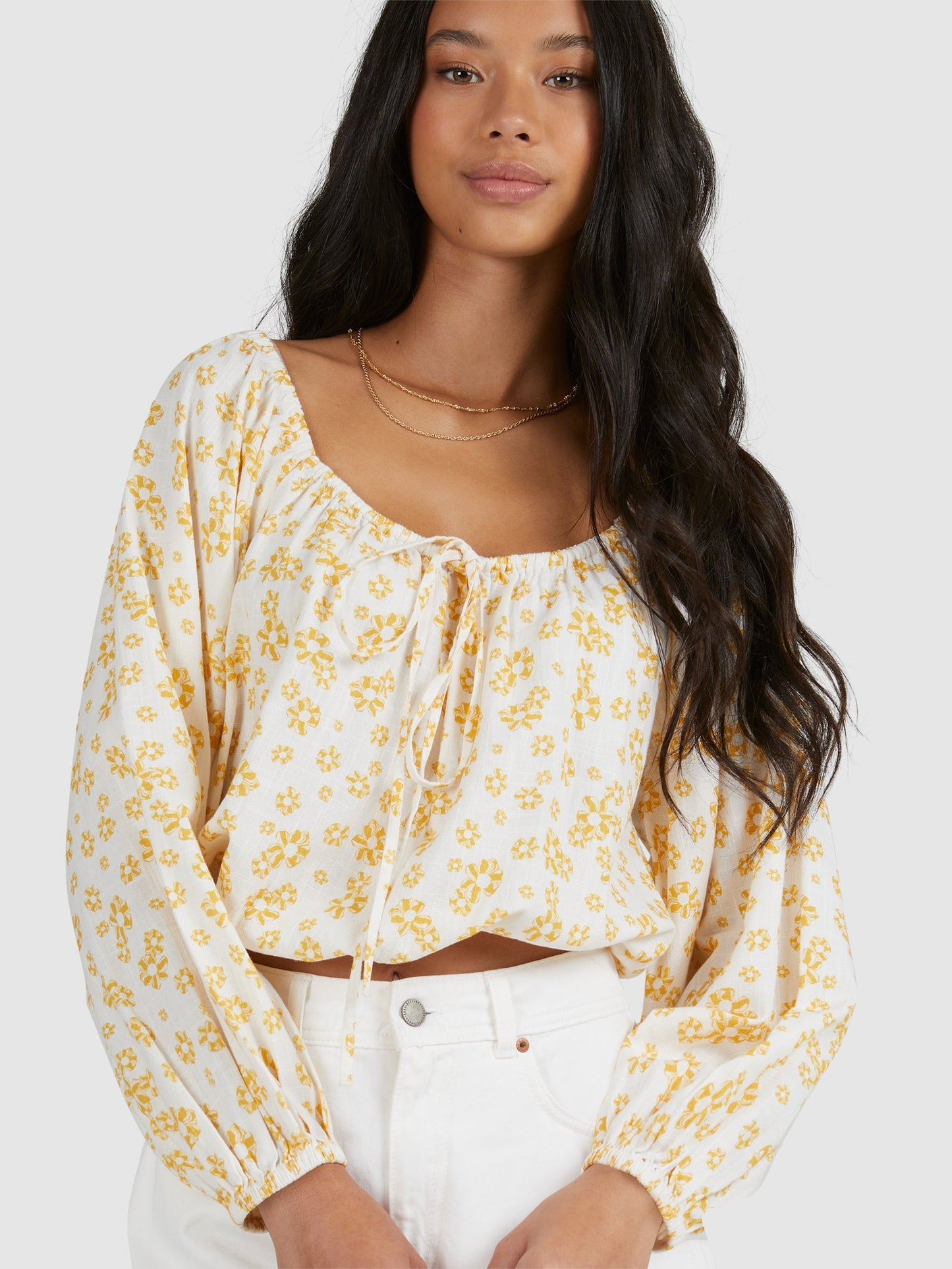 Womens Soho Sessions Long Sleeve Off The Shoulder Top - Roxy Singapore