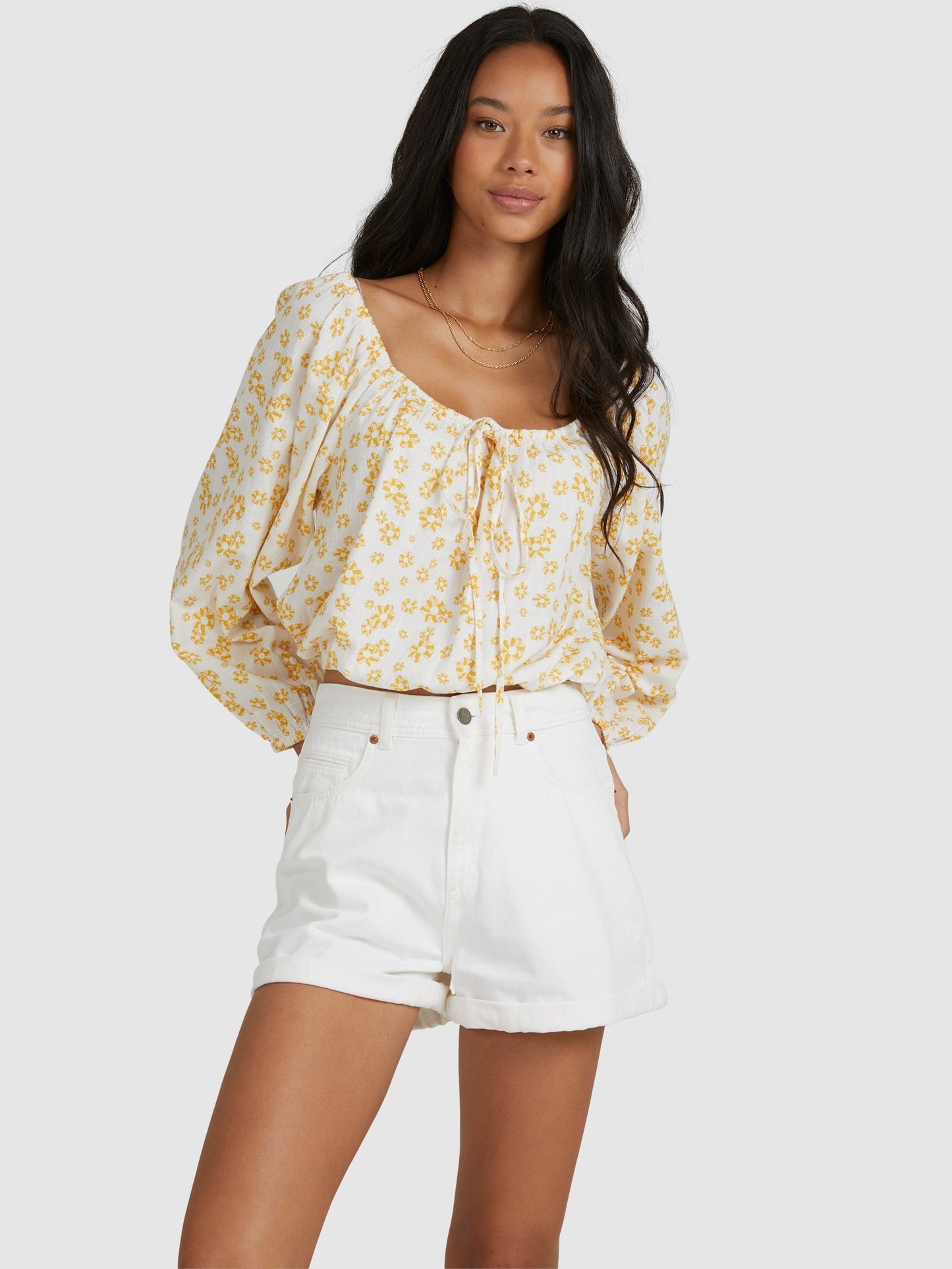 Womens Soho Sessions Long Sleeve Off The Shoulder Top - Roxy Singapore