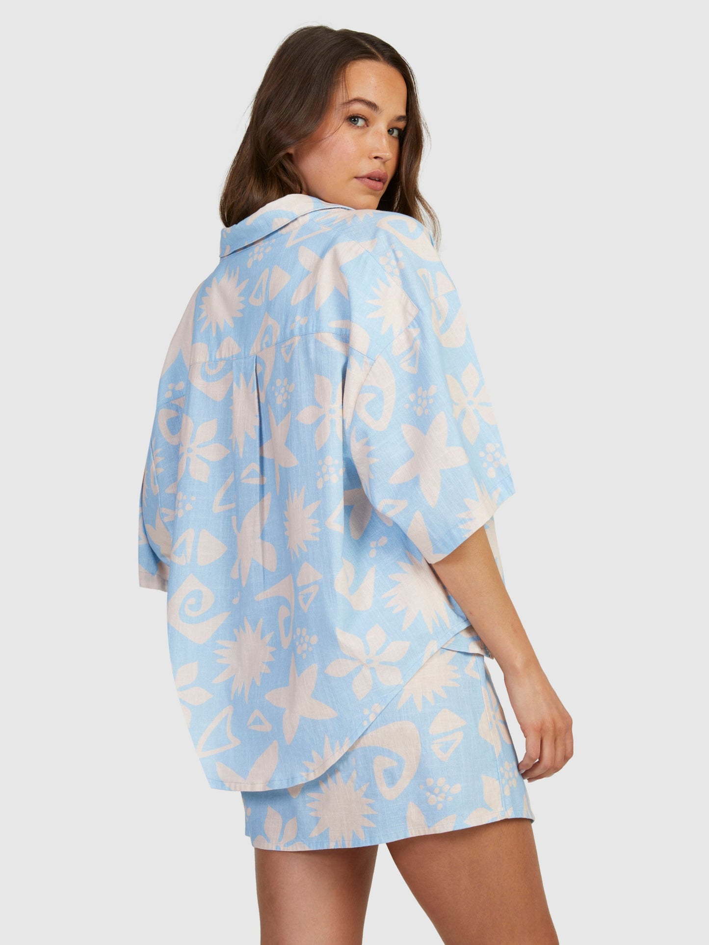 Womens Apres Surf Short Sleeve Shirt - Roxy Singapore