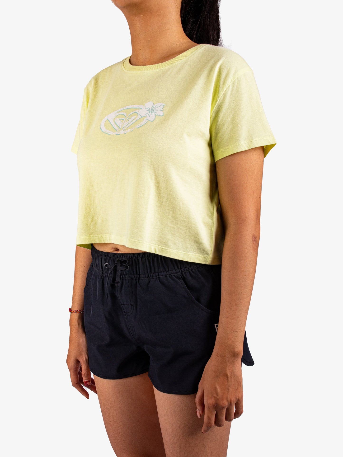 Womens People Speak Crop T-Shirt