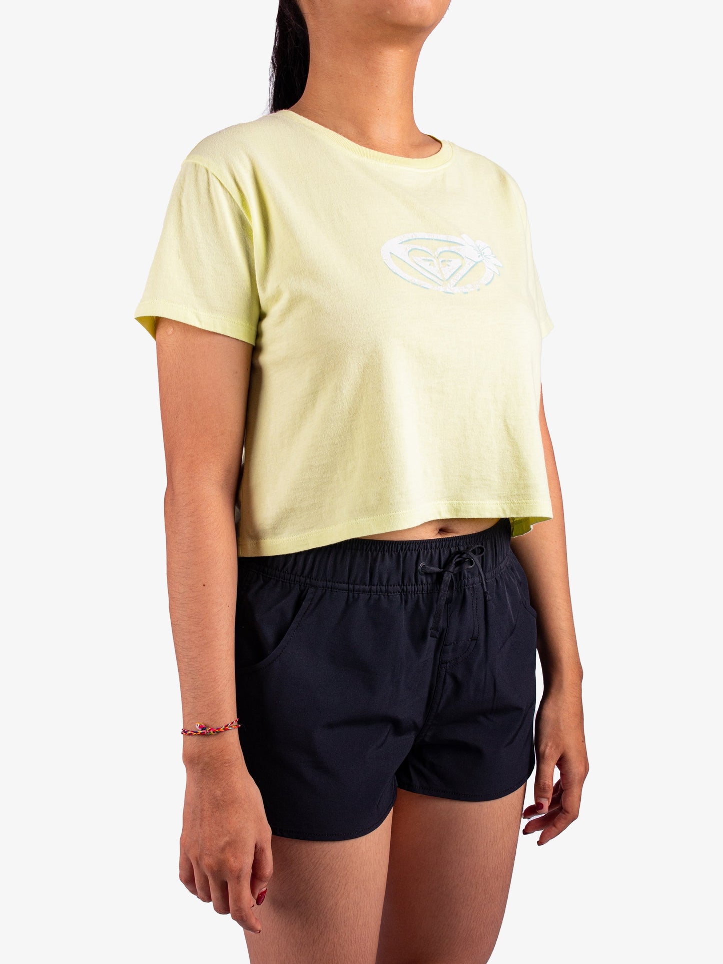 Womens People Speak Crop T-Shirt