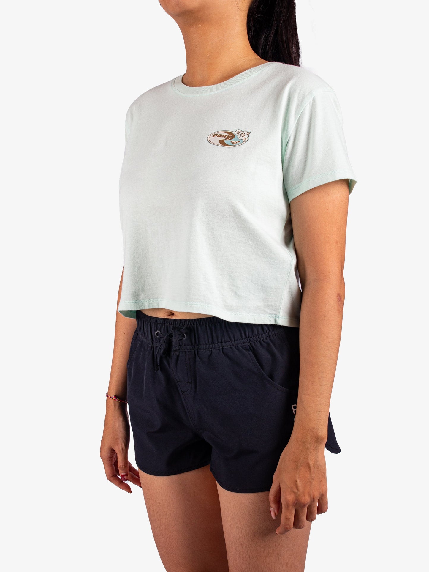 Womens People Speak Crop T-Shirt