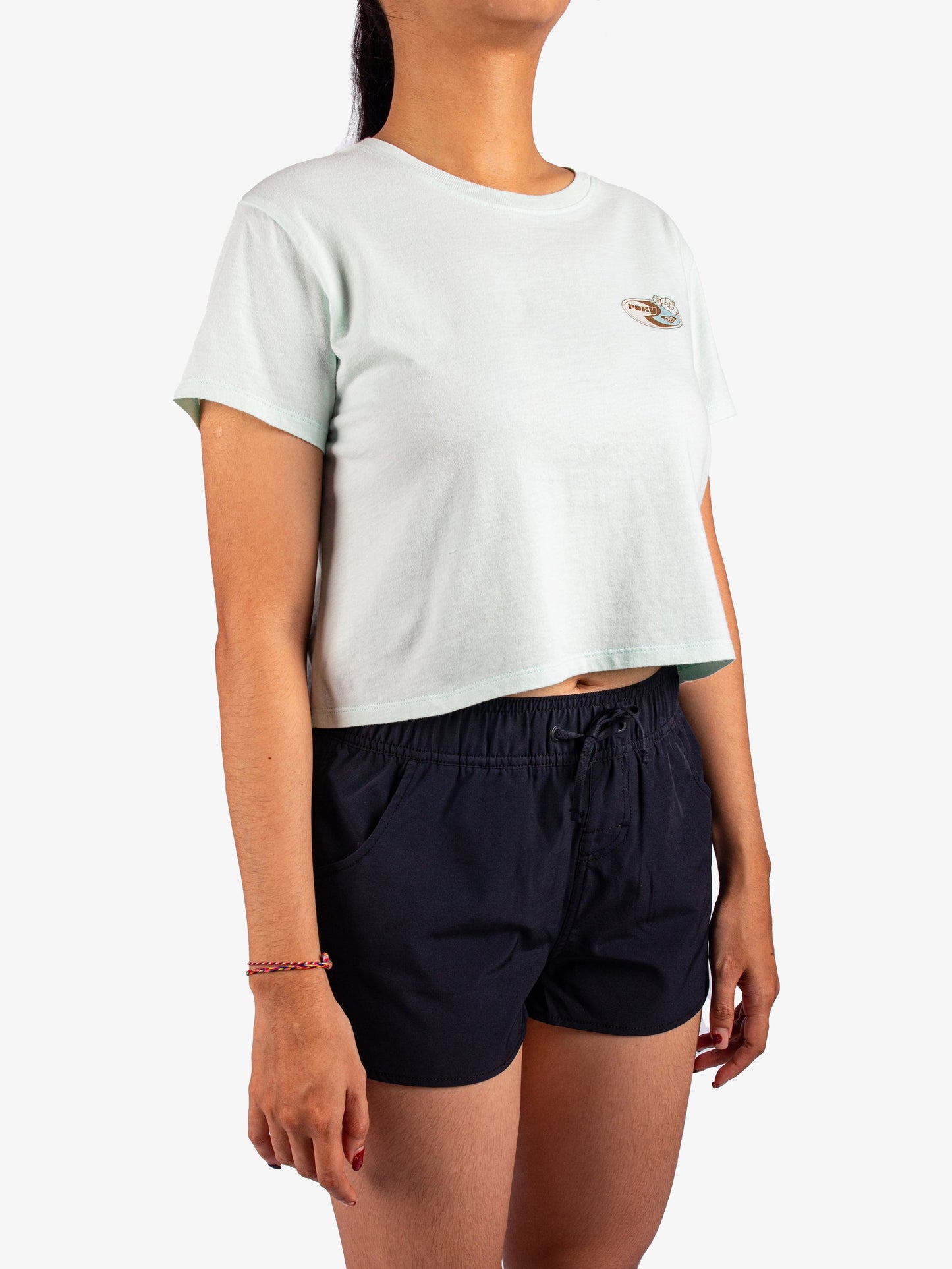 Womens People Speak Crop T-Shirt