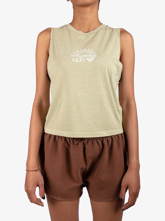 Womens Summer Days Muscle Tee