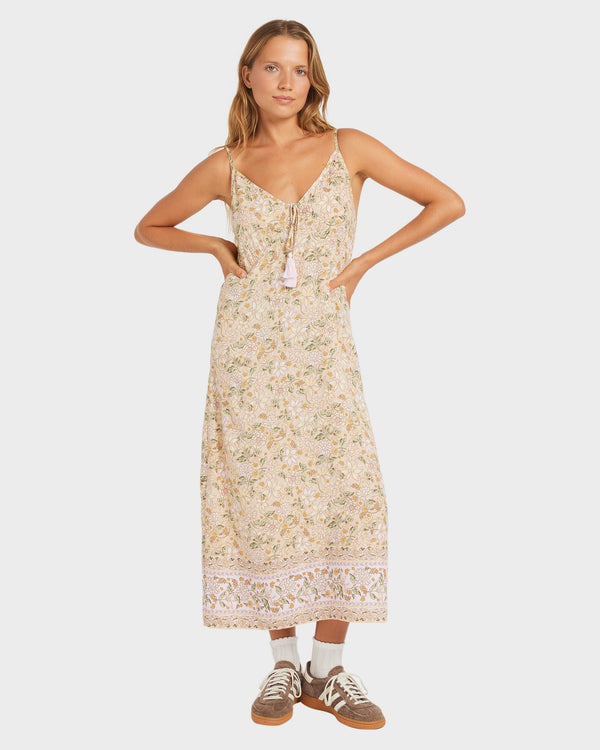 Womens Garland Midi Dress