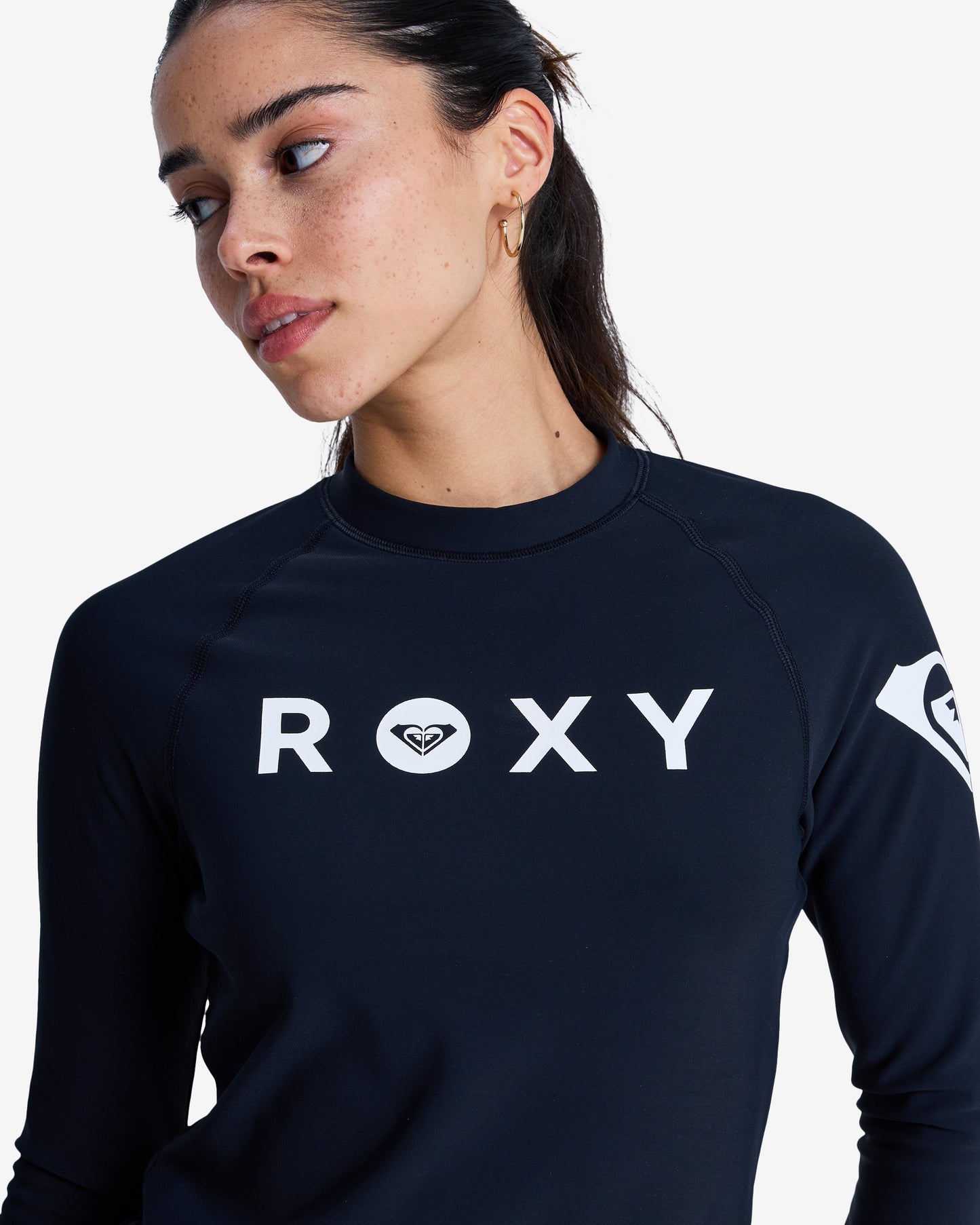 Womens Essentials Heater Long Sleeve Rash Vest