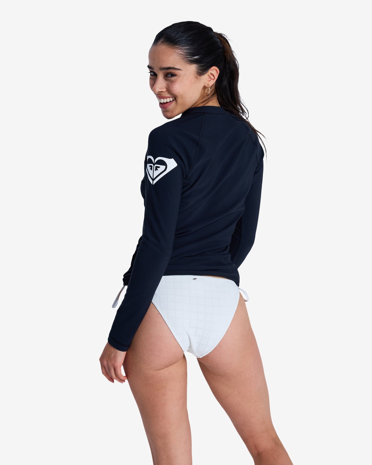 Womens Essentials Heater Long Sleeve Rash Vest