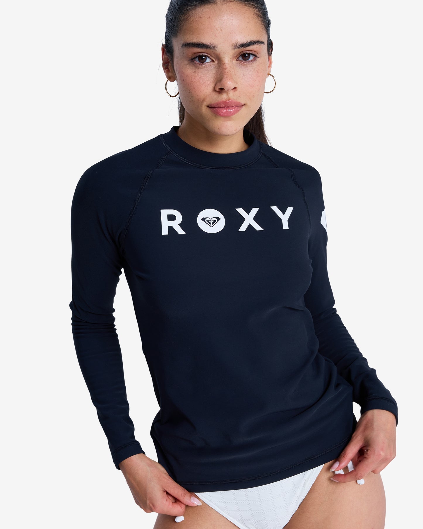 Womens Essentials Heater Long Sleeve Rash Vest