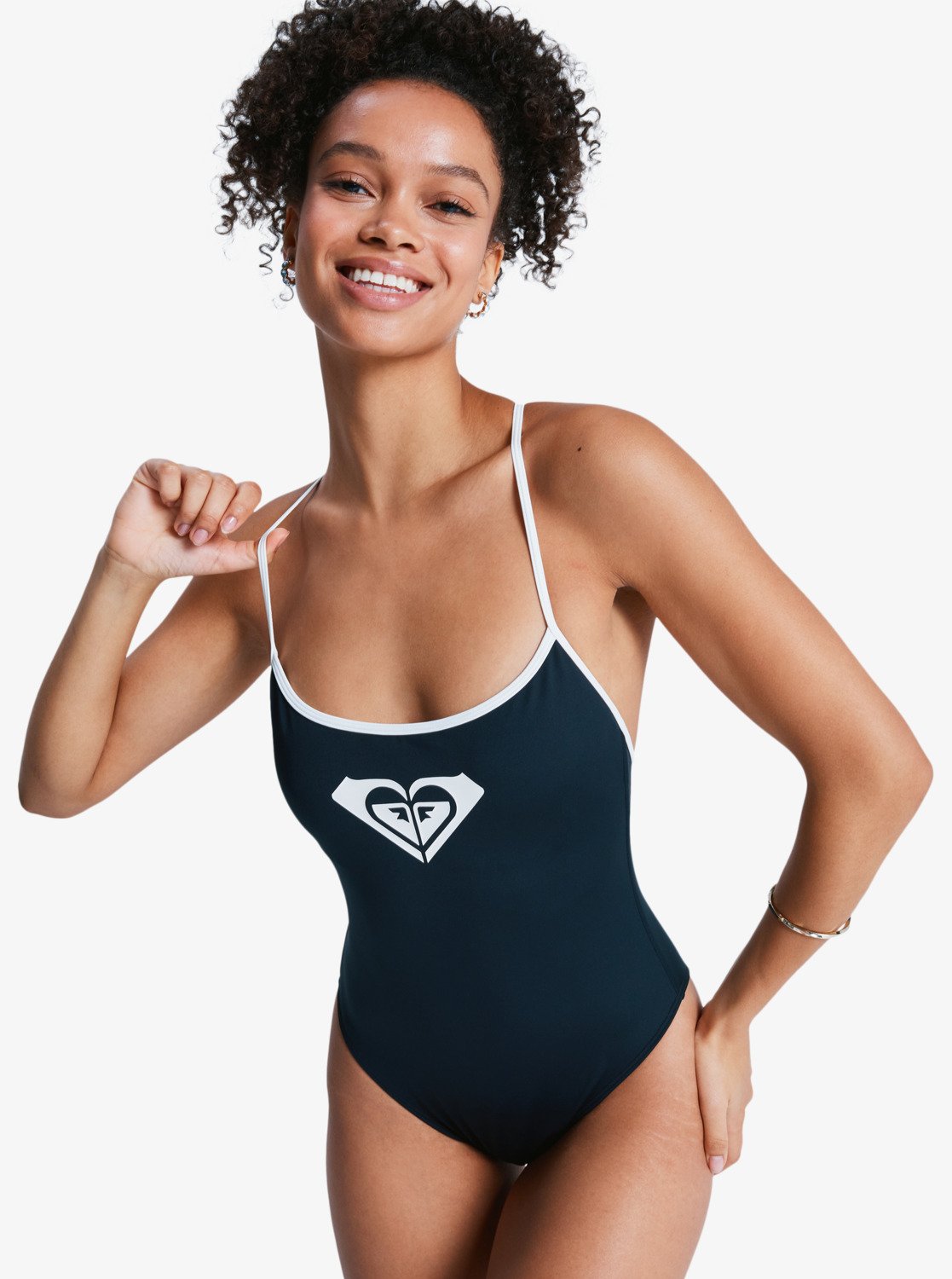 Womens The Retro Essentials One-Piece Swimsuit | Roxy Singapore