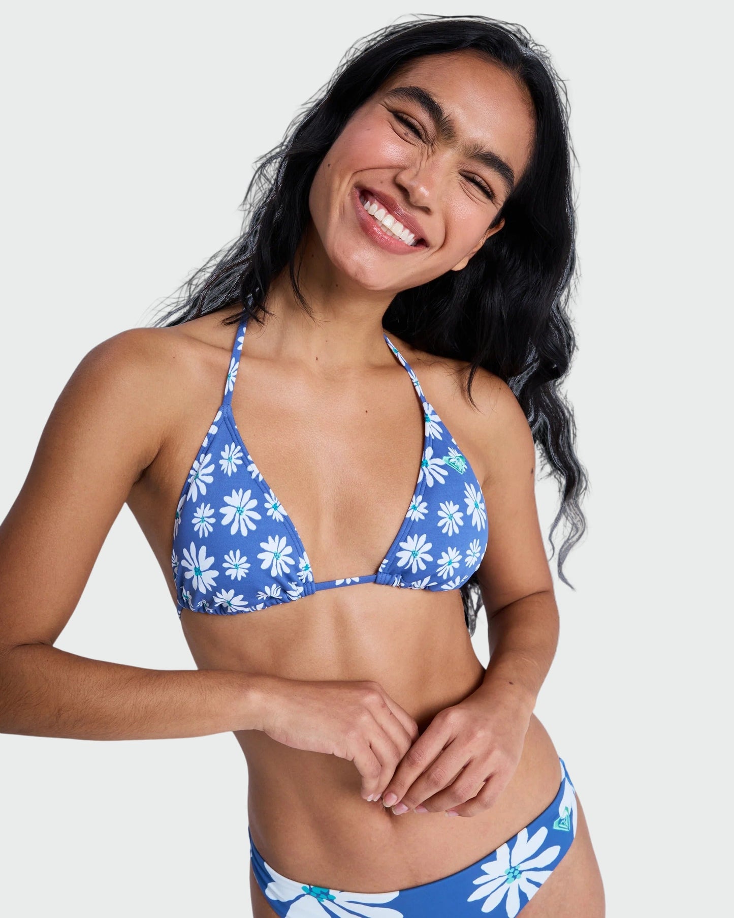 Womens Printed Essentials Tiki Tri Triangle Bikini Top