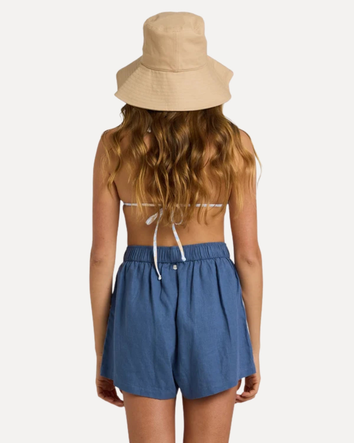 Womens Sun Kissed Linen Shorts