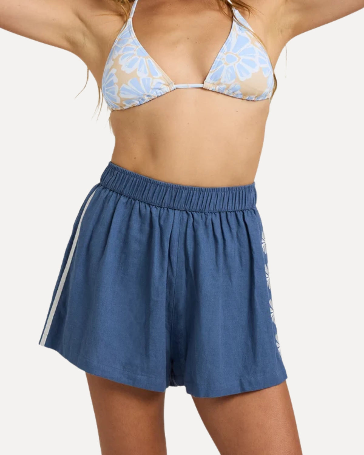 Womens Sun Kissed Linen Shorts