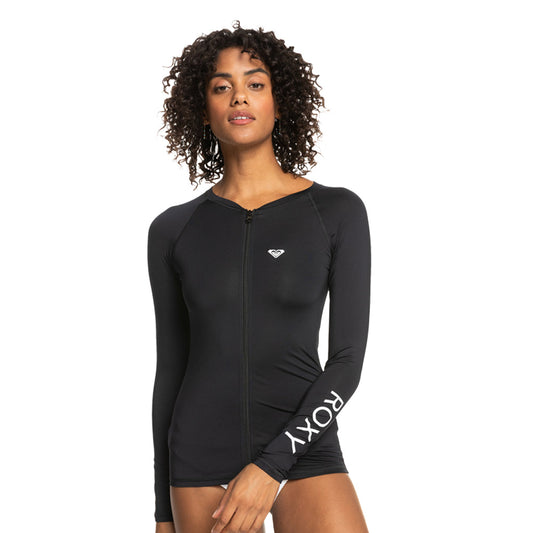 Womens New Essentials Long Sleeve Zipped Lycra - Roxy Singapore